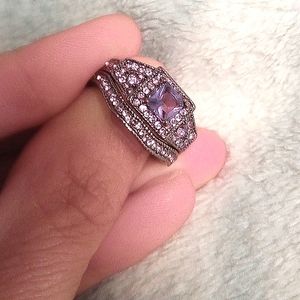 Beautiful 2 Band Ring Set